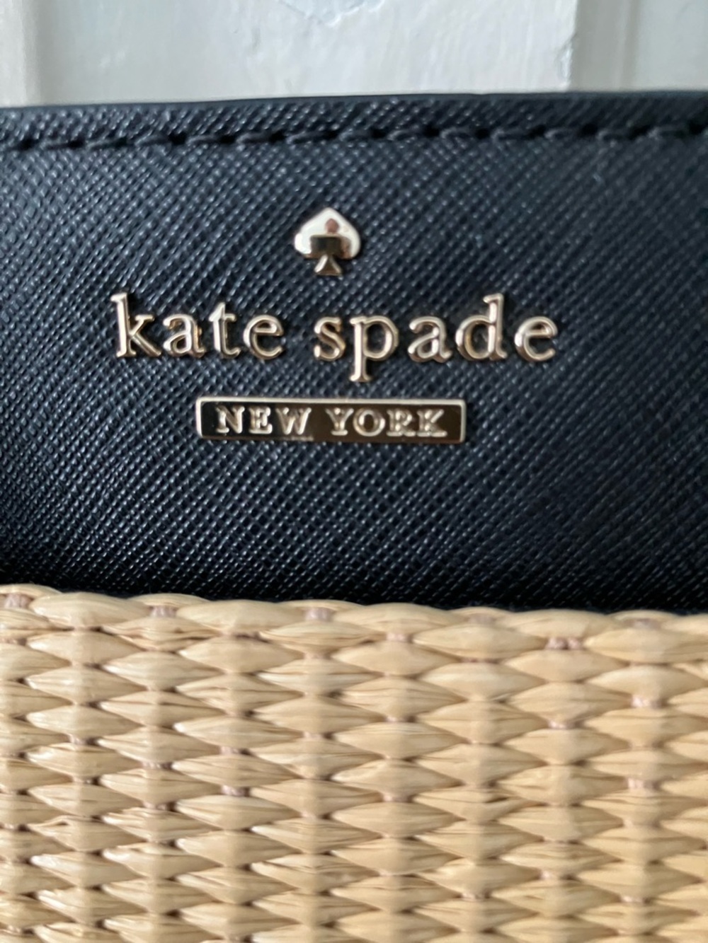 Kate Spade Cameron Street Candace Raffia Satchel - Picture 4 of 14